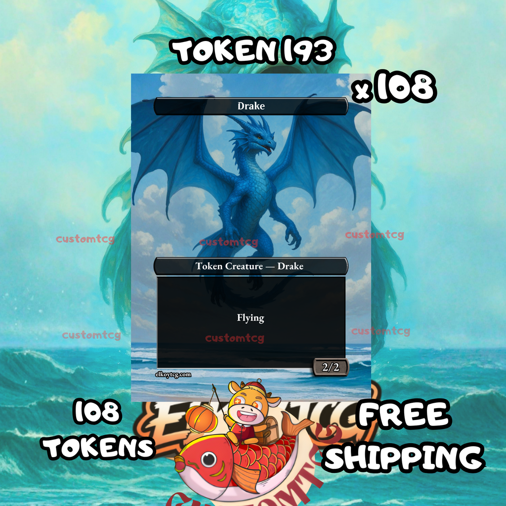 Drake flying token 2-2 108 copies - S193
