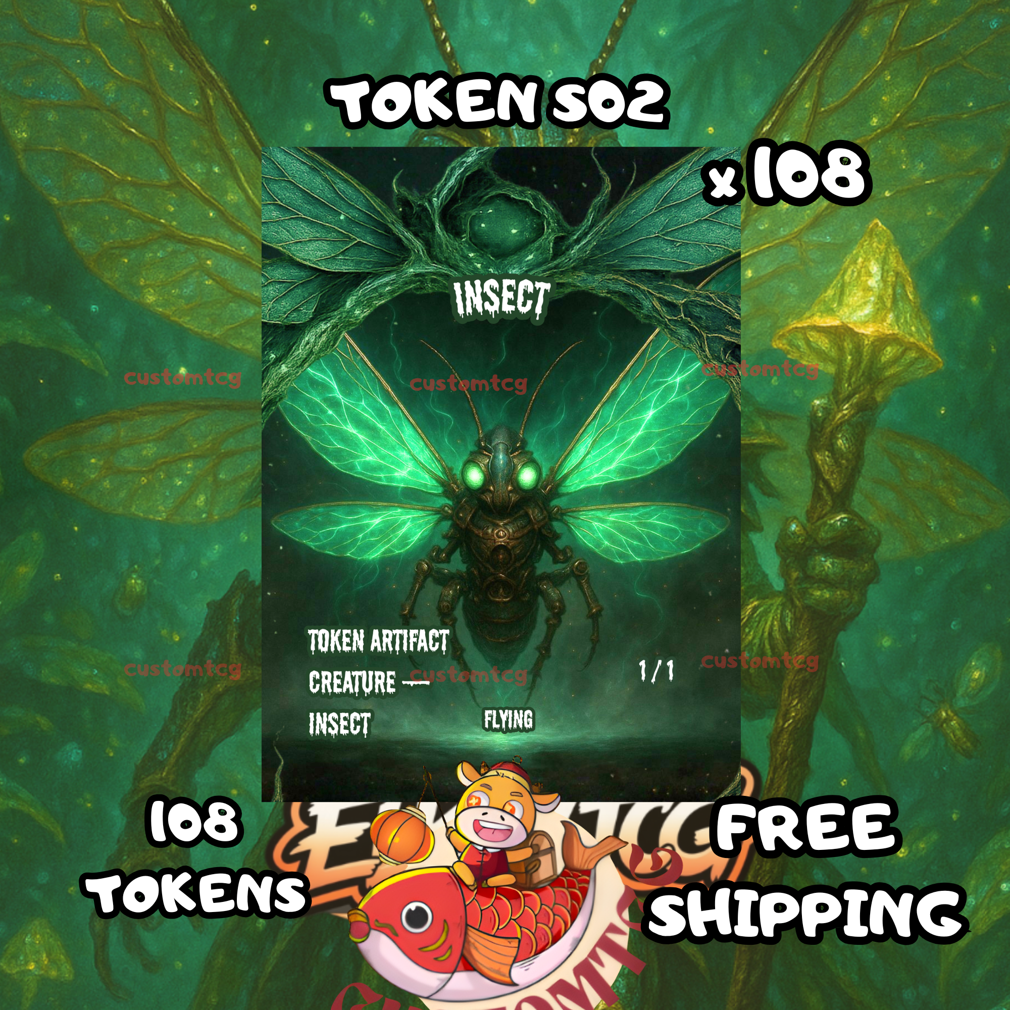 Insect flying 1-1 artifact 108 copies - S02