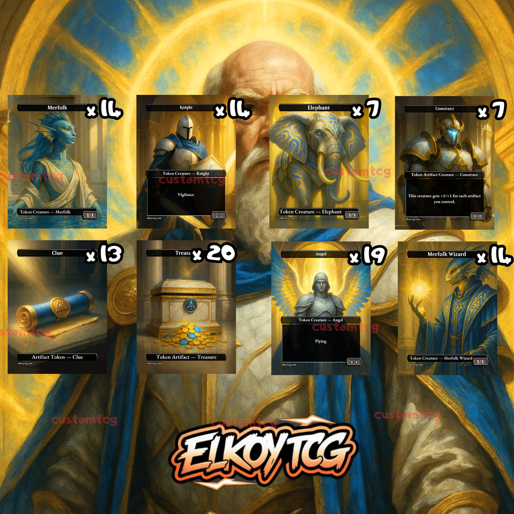 TOKEN SET 34 — Radiant Sanctum Collection (108 Tokens)