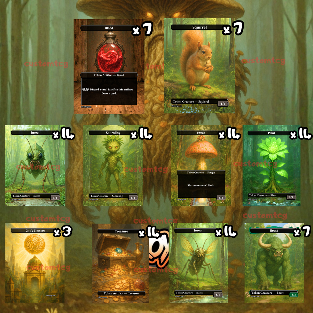 Forest & Tokens Bundle (108 Tokens)  Token Set 102