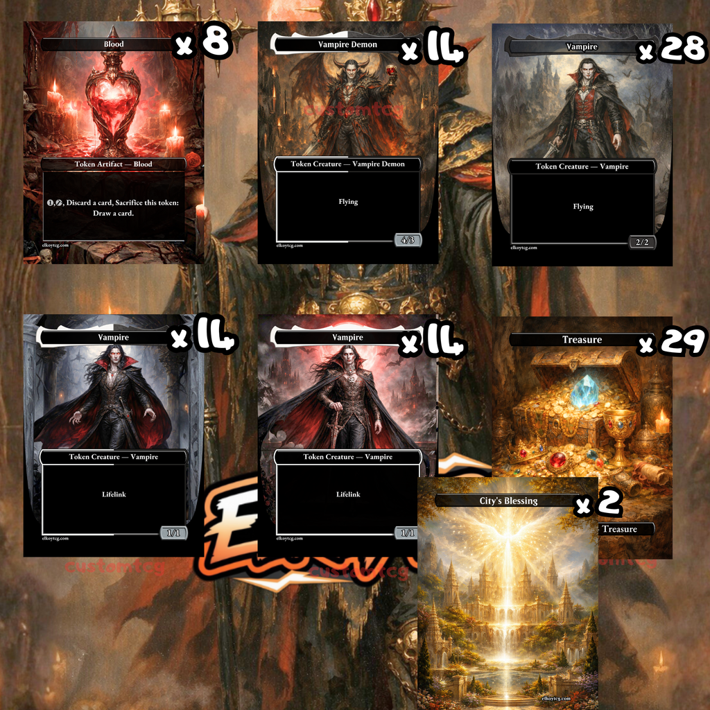 TOKEN SET 22 - VAMPIRE DYNASTY EDITION
