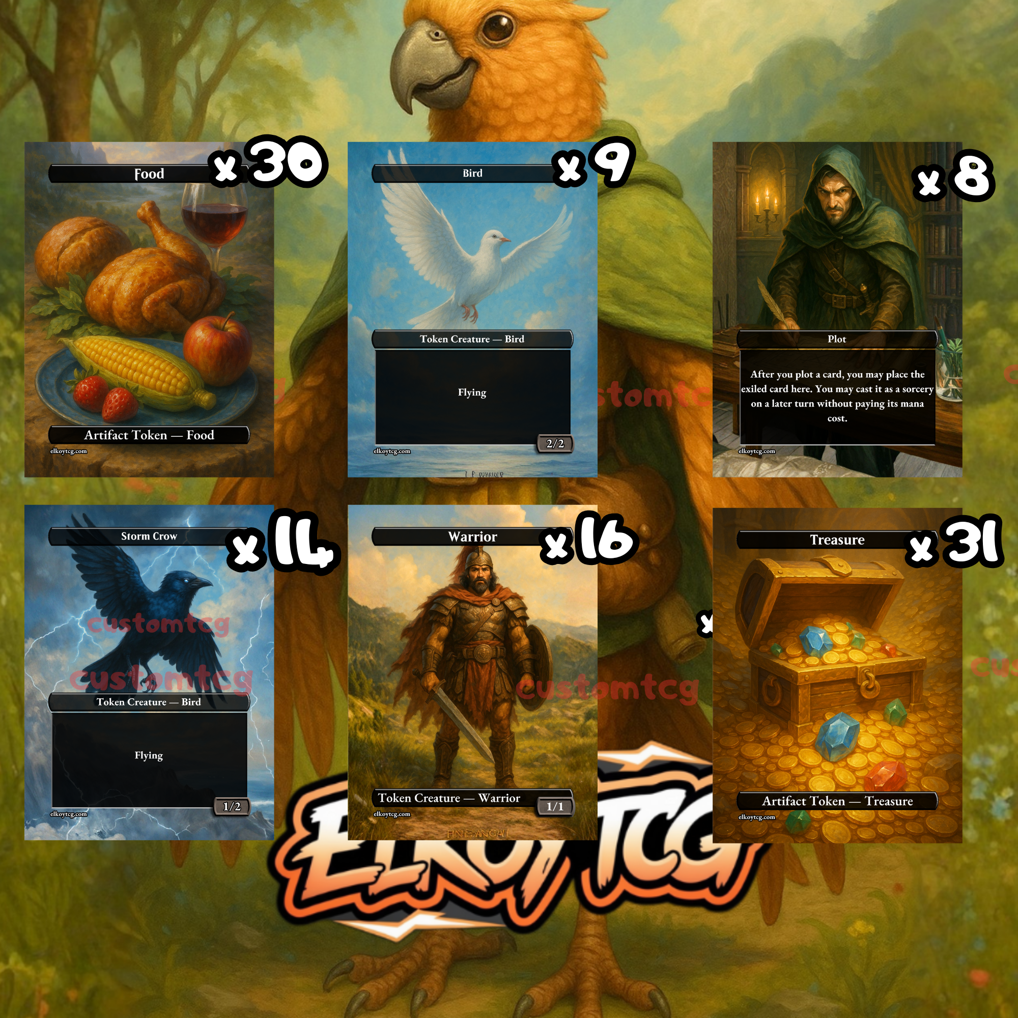 TOKEN SET 21 - TREASURE &  ADVENTURE EDITION