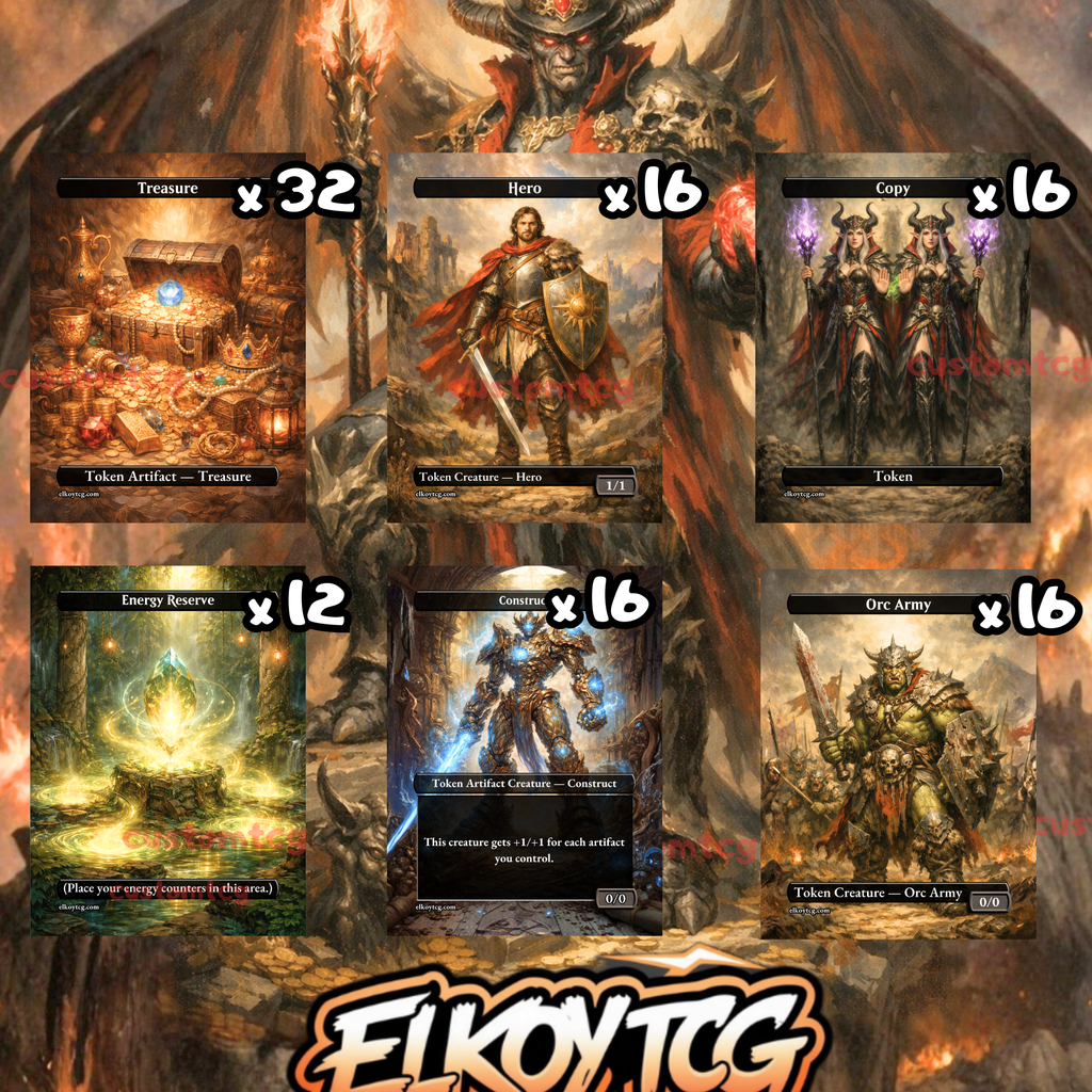 TOKEN SET 67 - DEMONIC WARZONE EDITION