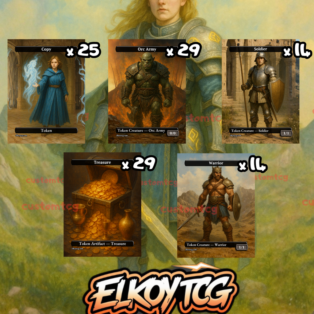 TOKEN SET 19 - WARBAND & TREASURE EDITION