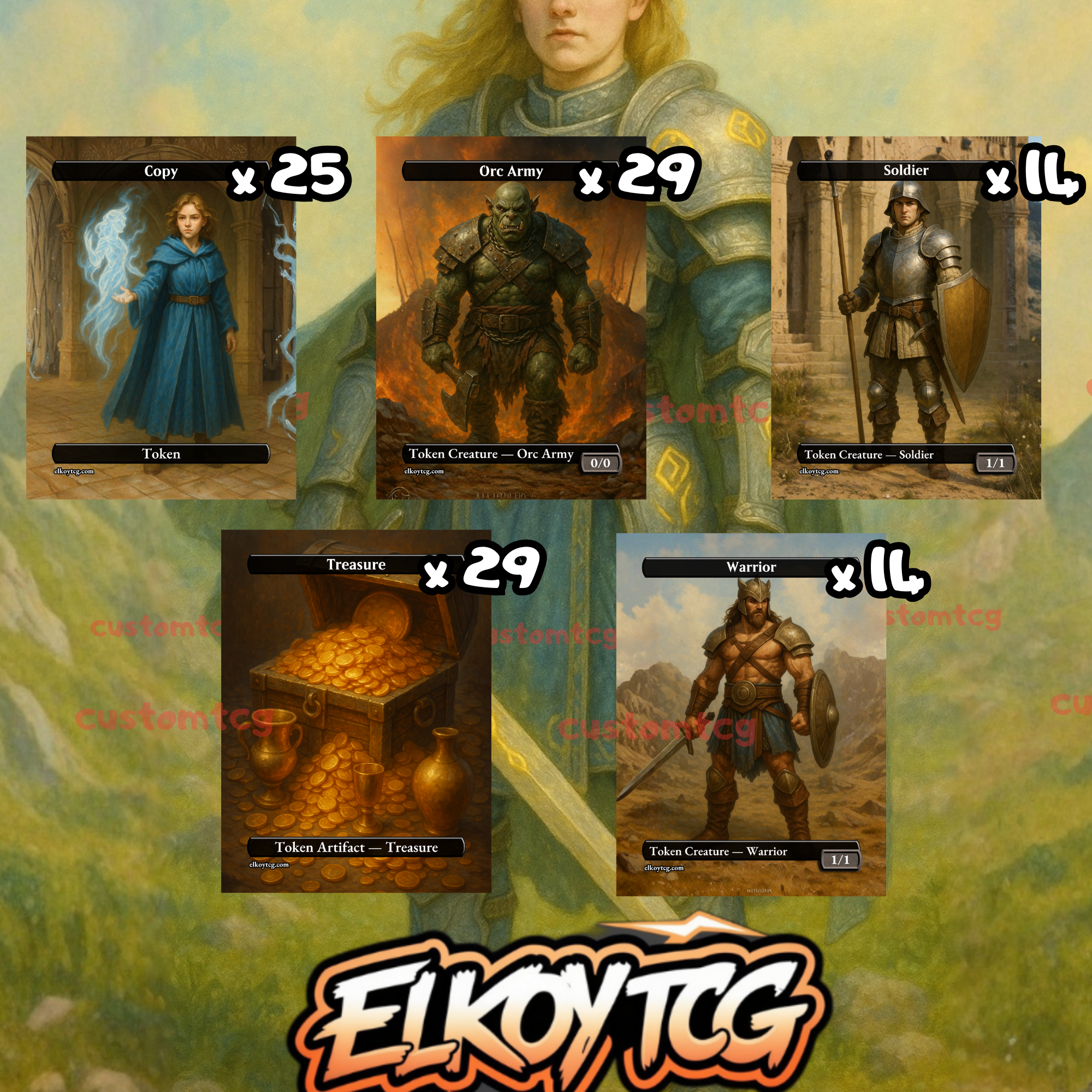 TOKEN SET 19 - WARBAND & TREASURE EDITION