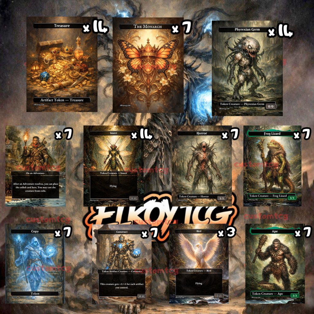 Adventure & Monarch Bundle (108 Tokens) Token Set 101