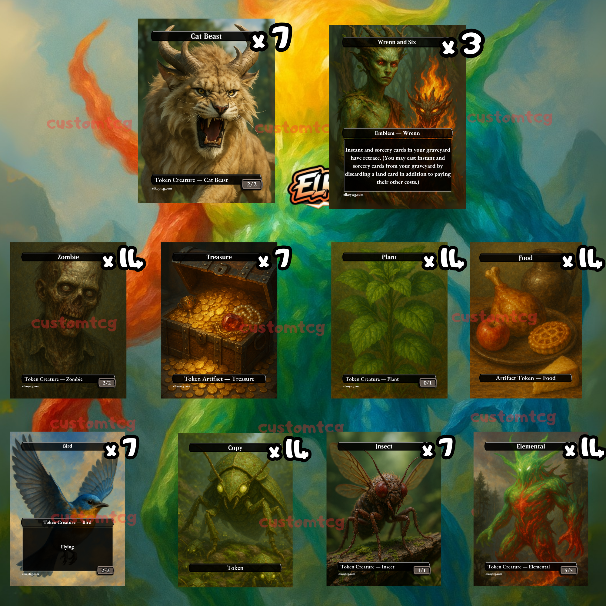 TOKEN SET 68 - WILD TOKEN MIX EDITION