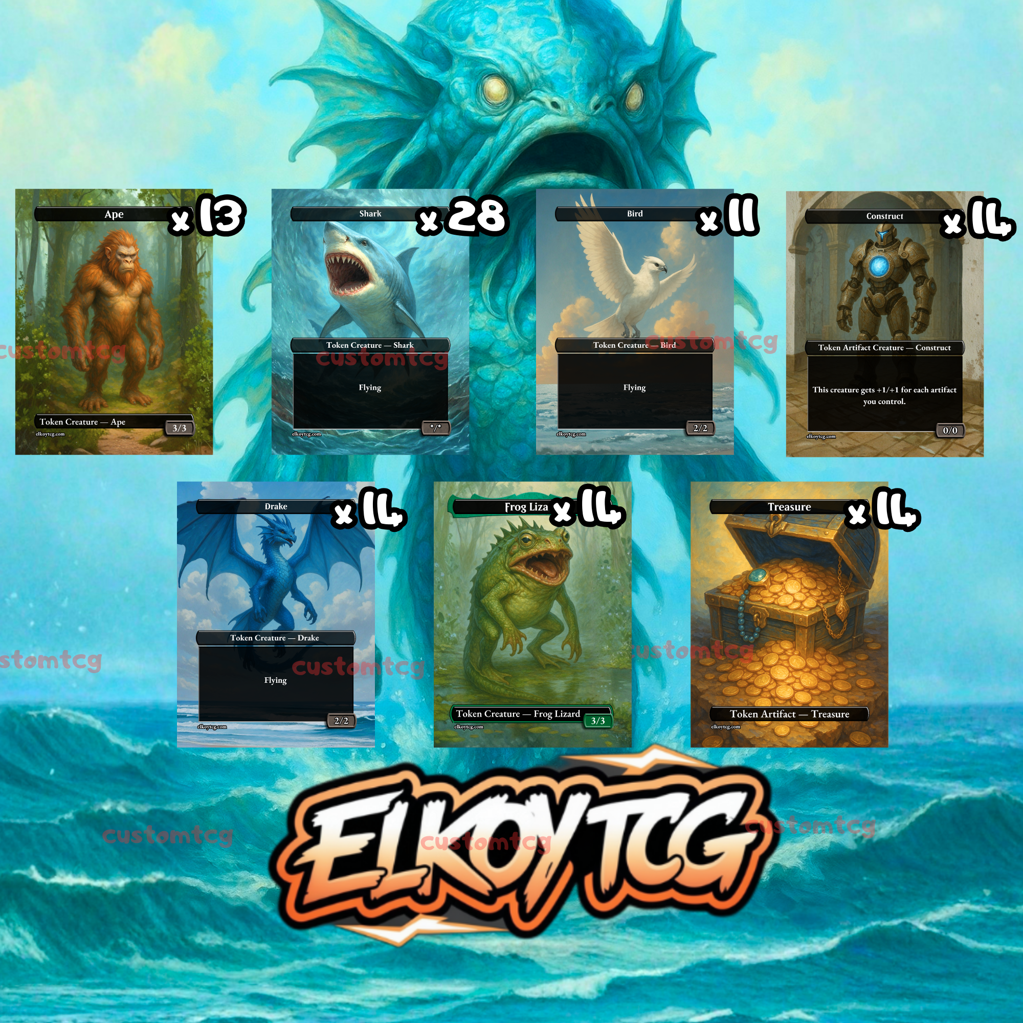 Token Set 30 — Ocean & Sky Token Bundle