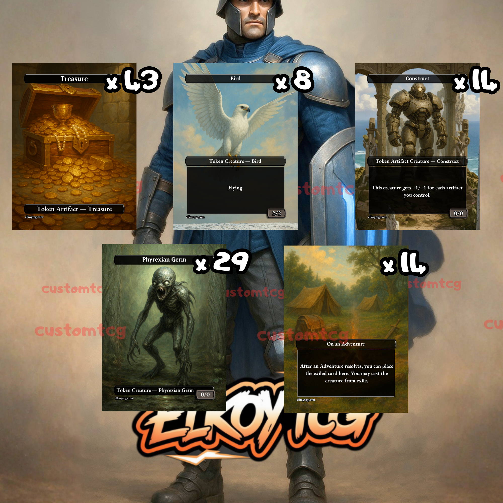TOKEN SET 17 - KNIGHTS & CORRUPTION EDITION