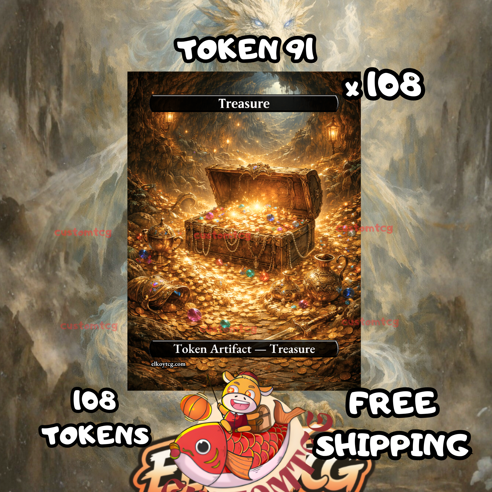 Treasure token  108 copies - S91