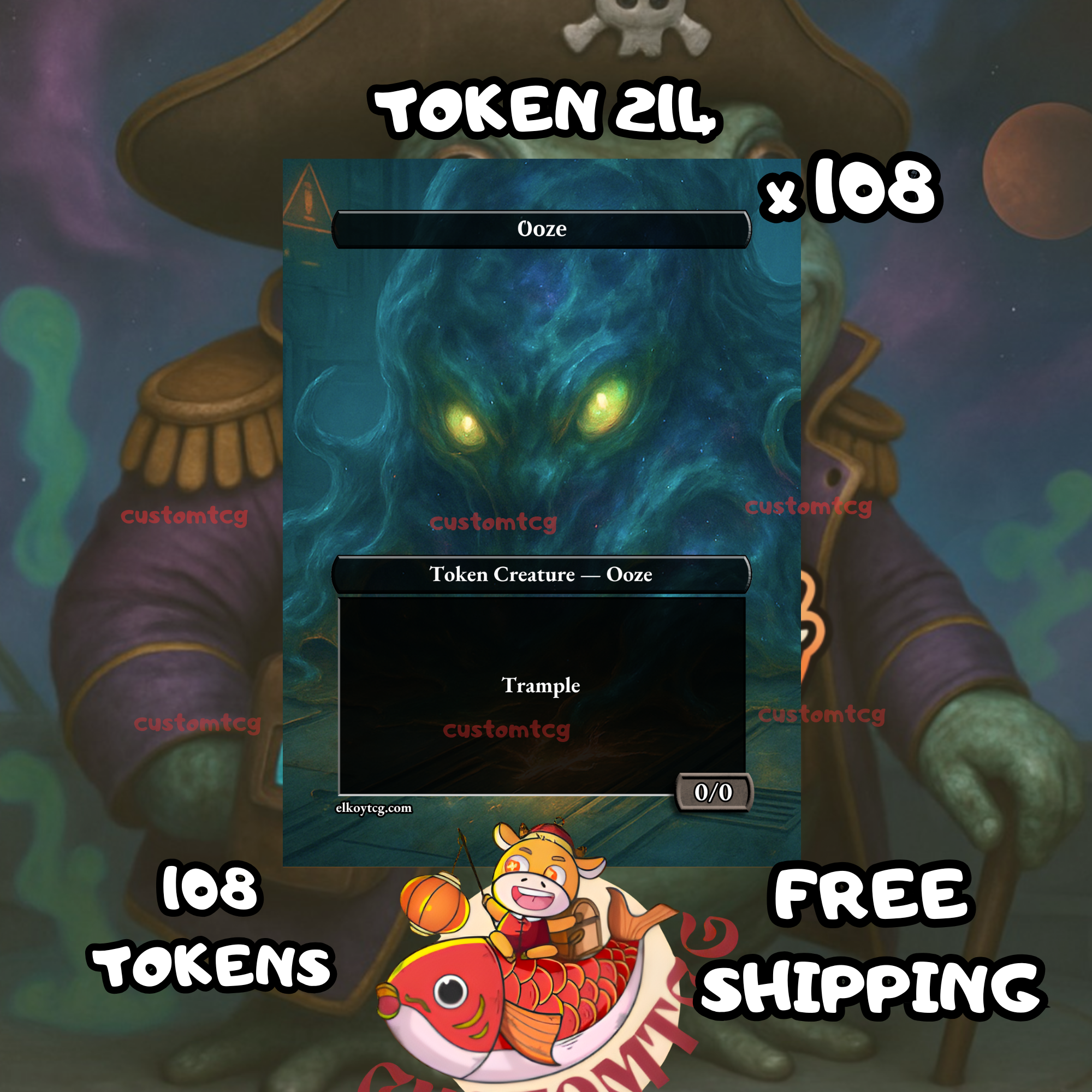 Ooze token 0-0 108 copies - S214
