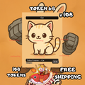 Cat token 1-1 108 copies - S68