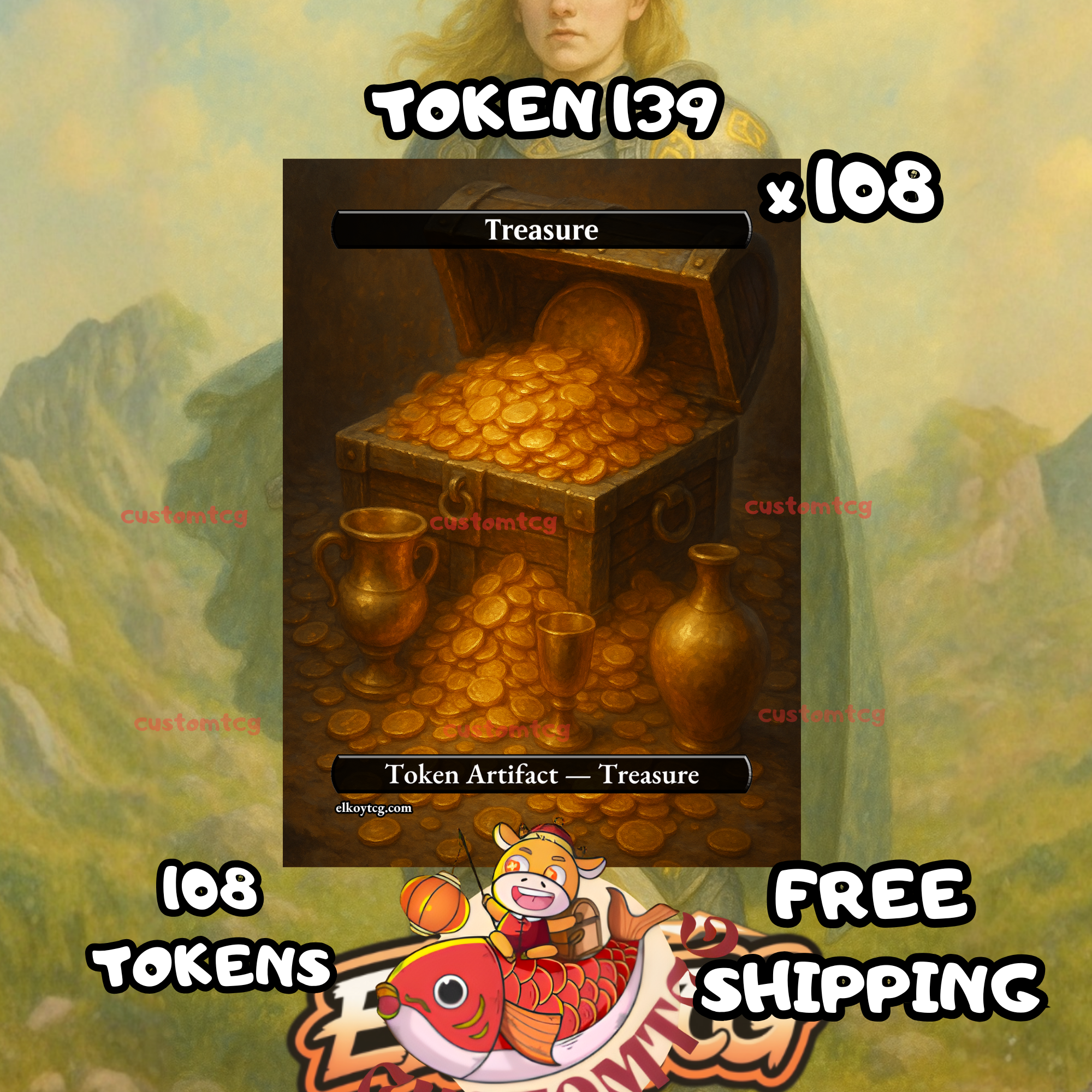 Treasure token 108 copies - S139
