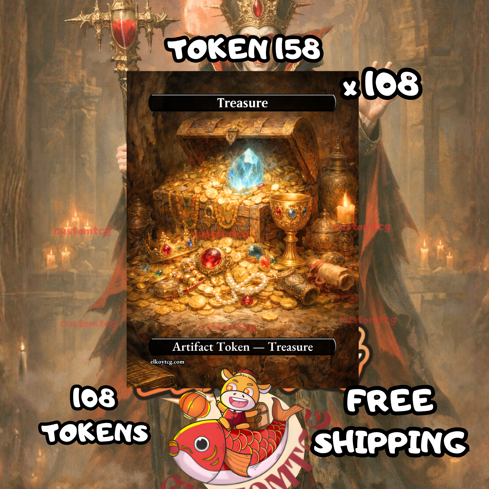 Treasure token 108 copies - S158