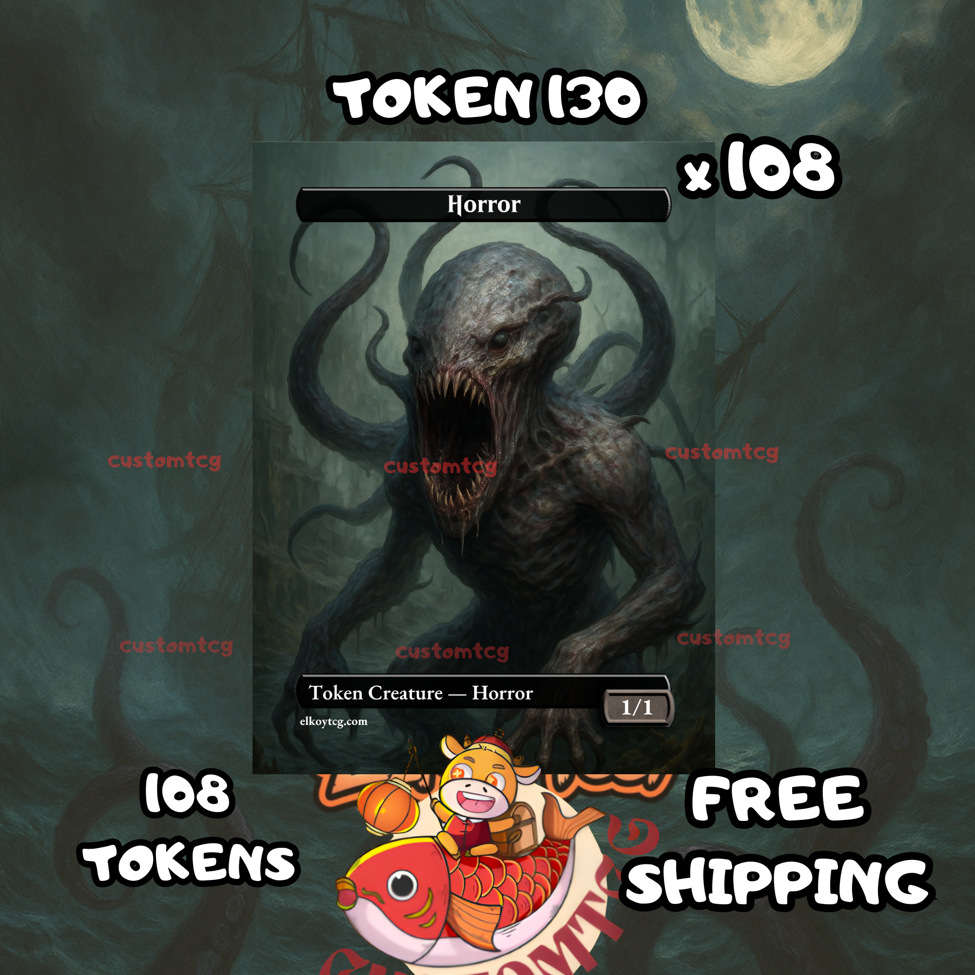 Horror token 1-1 108 copies - S130