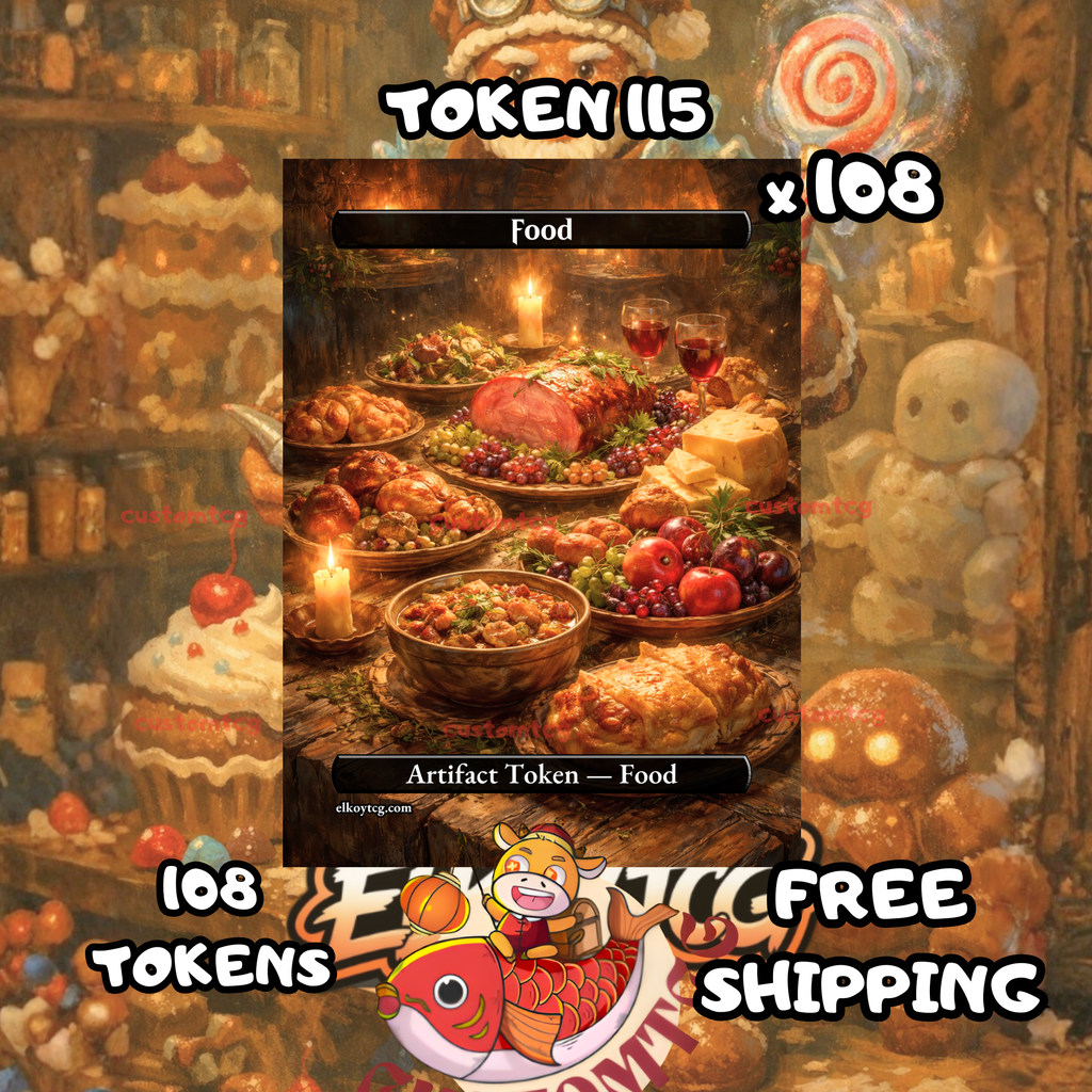 Food token  108 copies - S115