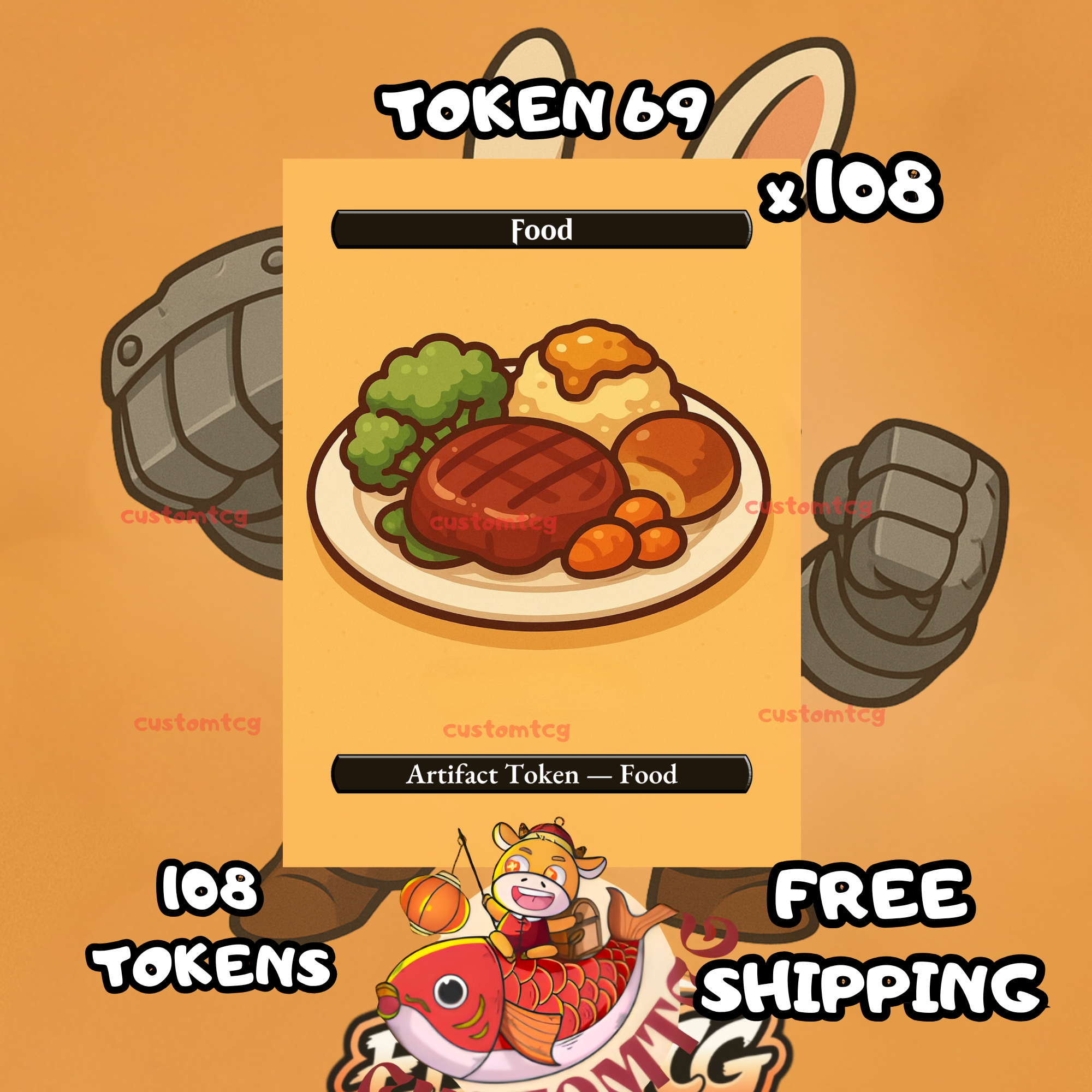 Food token 108 copies - S69