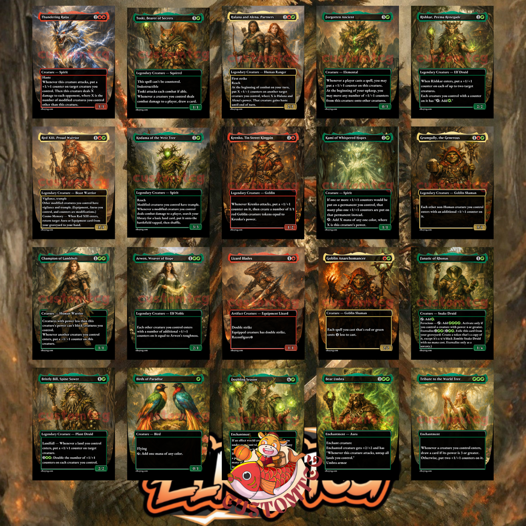 Chishiro the Shattered Blade Custom Commander Deck – 100 Cards + Tokens | +1/+1 Counters & Equipment | Fantasy Art | Unique Card Designs