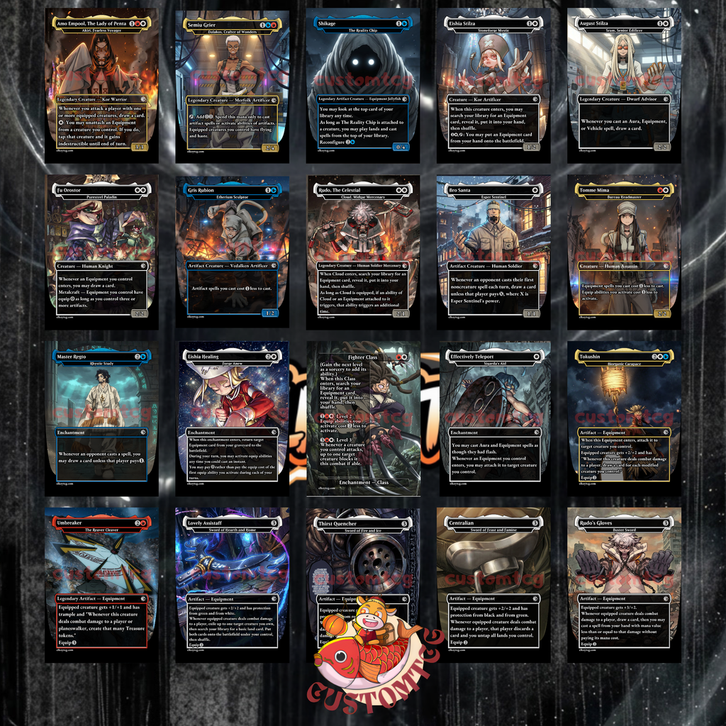 Gachiakuta Custom Commander Deck — Rudo | Cleaners vs The Pit | Anime Proxy Deck | Equipment Tribal