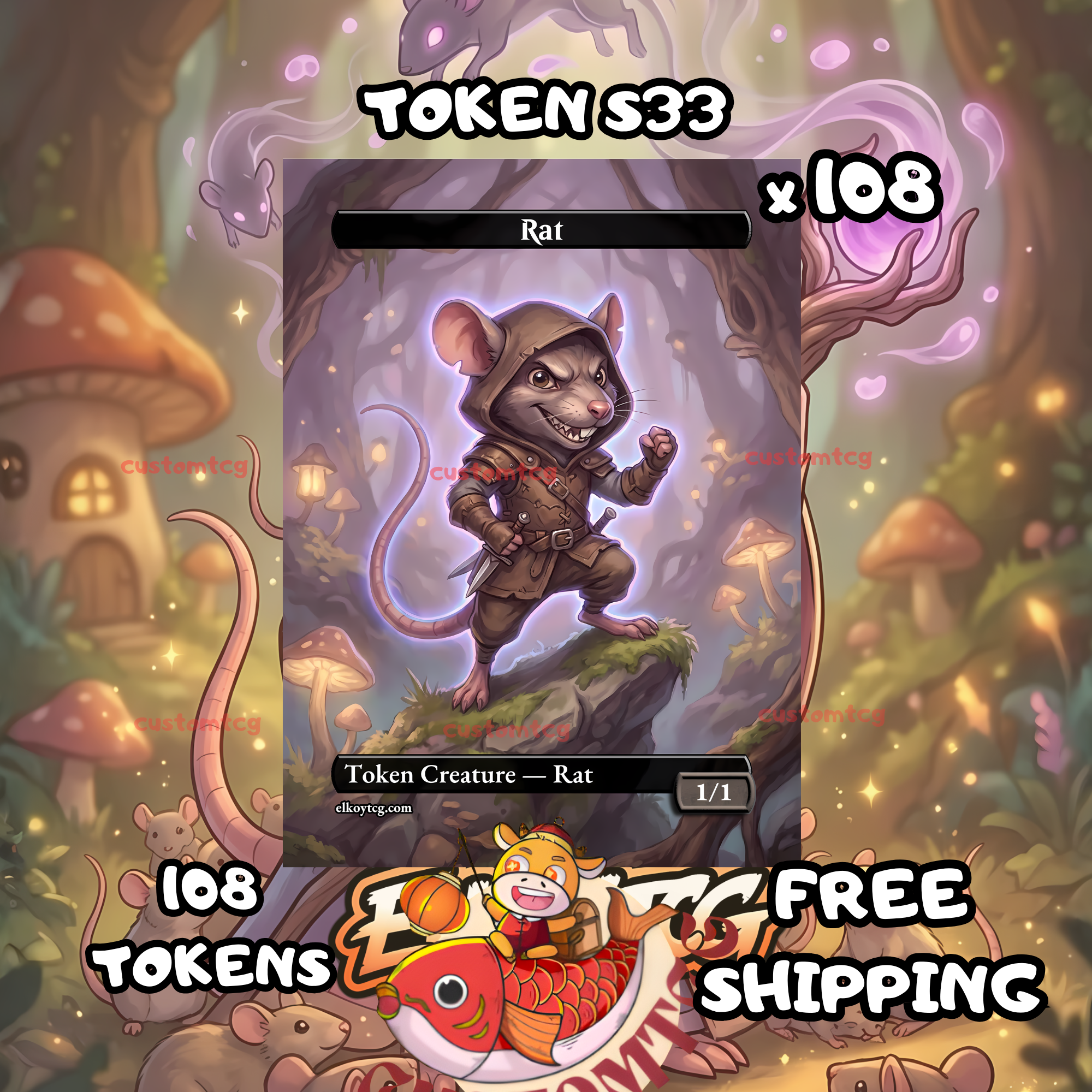 Rat 1-1 black 108 copies - S33