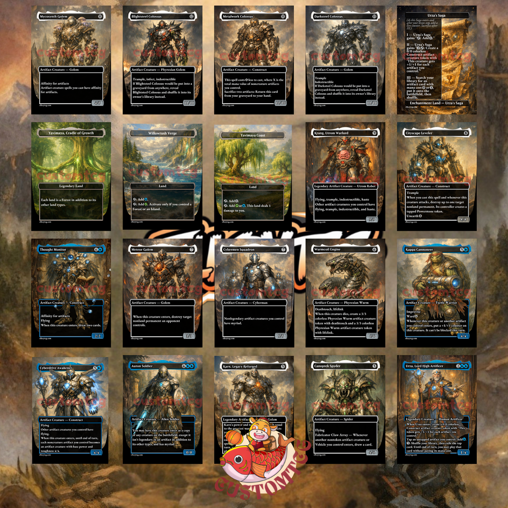 Aloy Savior of Meridian Commander Deck | 100 Custom Cards + Tokens | Sci-Fi Fantasy Art | Simic Artifact Discover