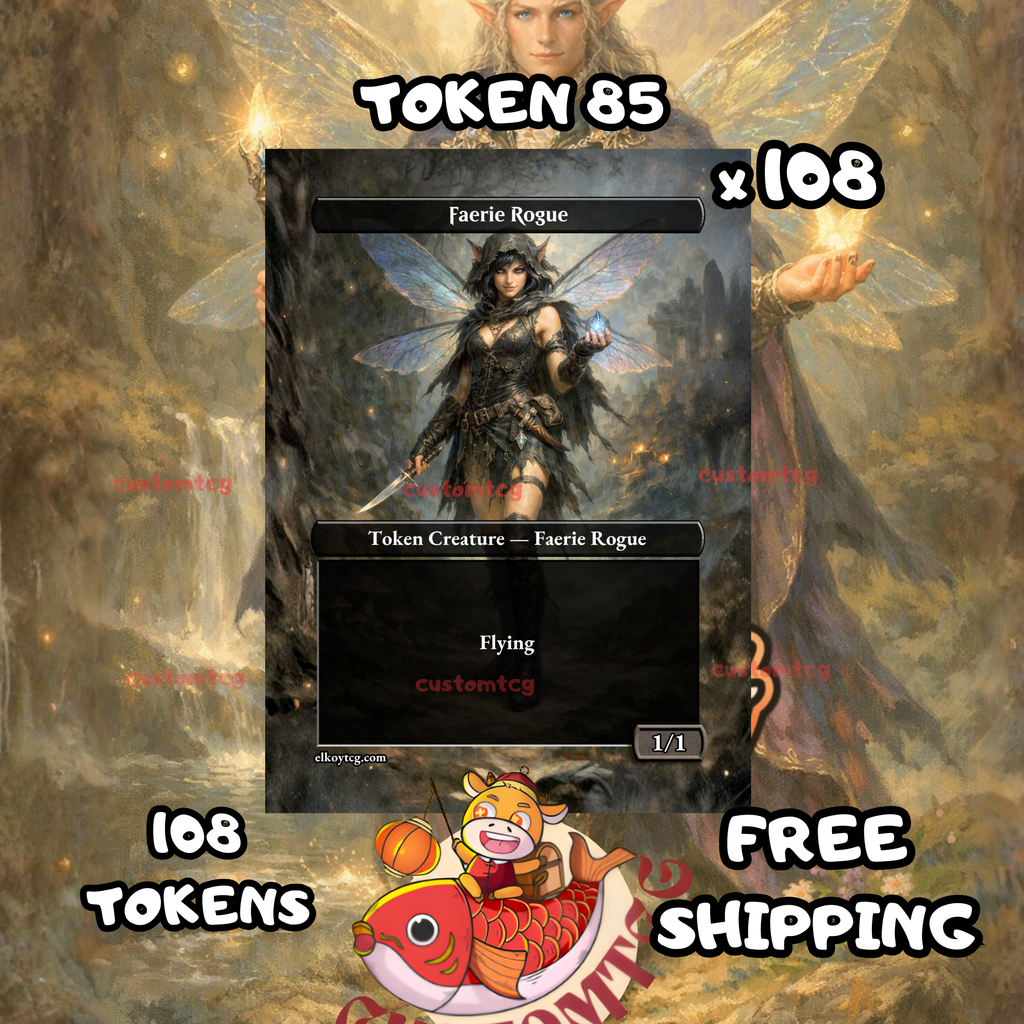 Faerie rogue token 1-1 108 copies - S85