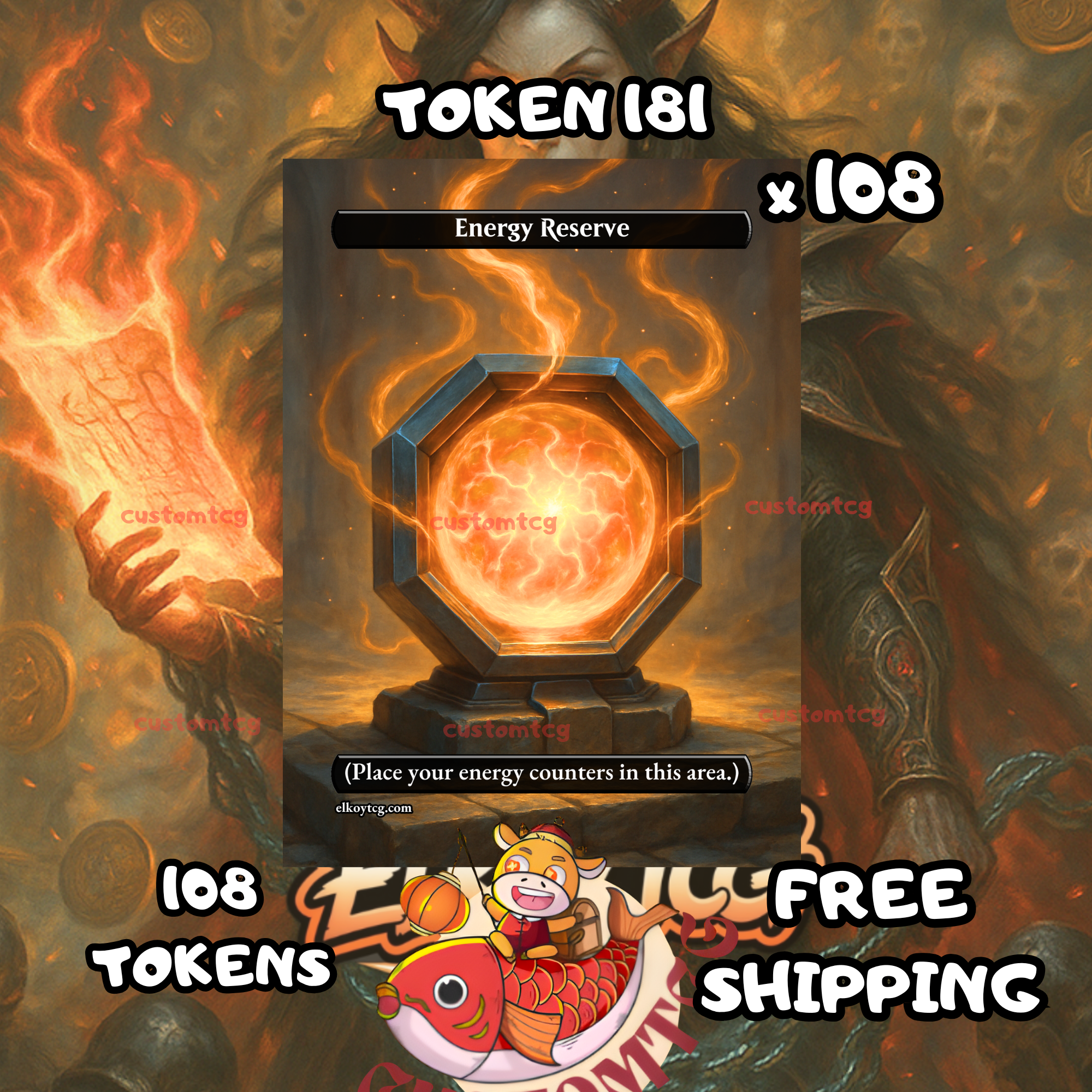 Energy reserve token 108 copies - S181