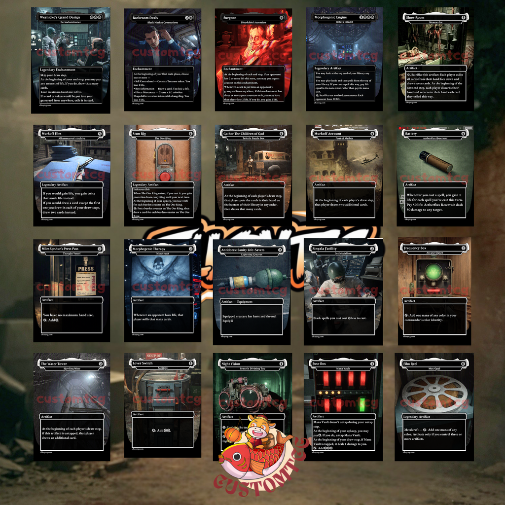 Outlast Custom Deck - Horror Themed