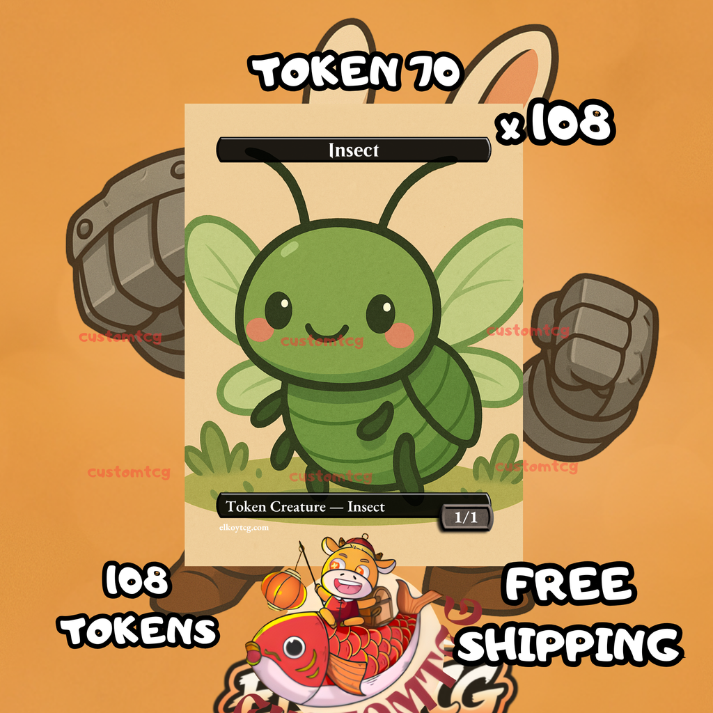 Insect token 1-1 108 copies - S70