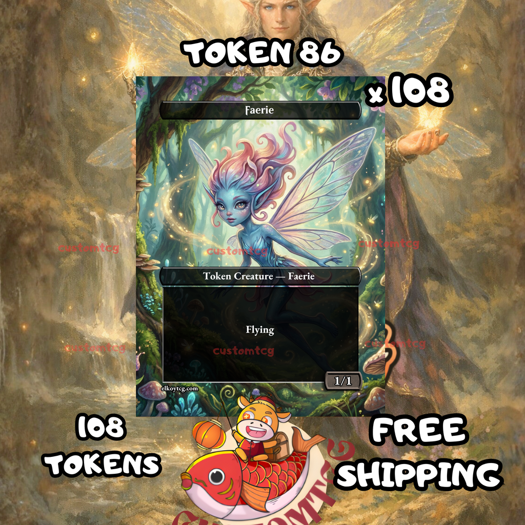 Faerie token 1-1 108 copies - S86