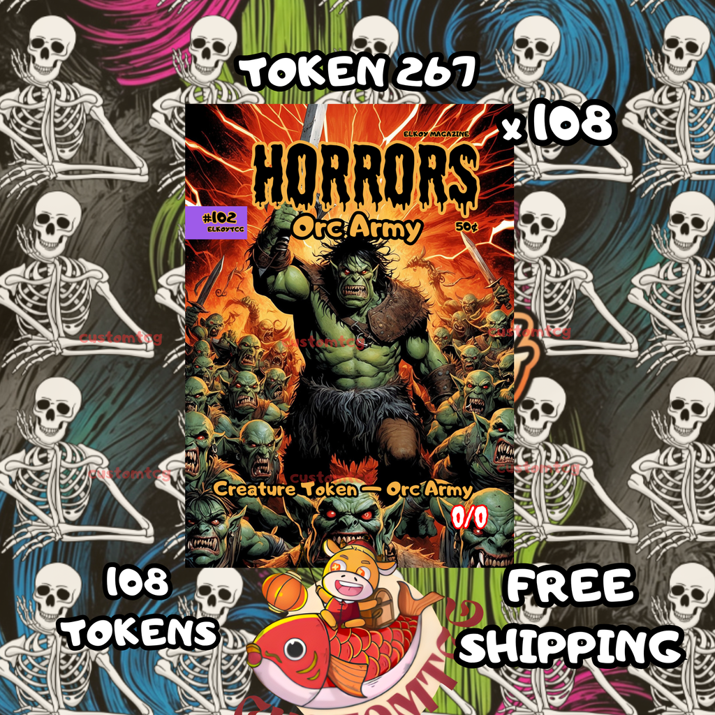 Orc Army token 0-0 108 copies - S267