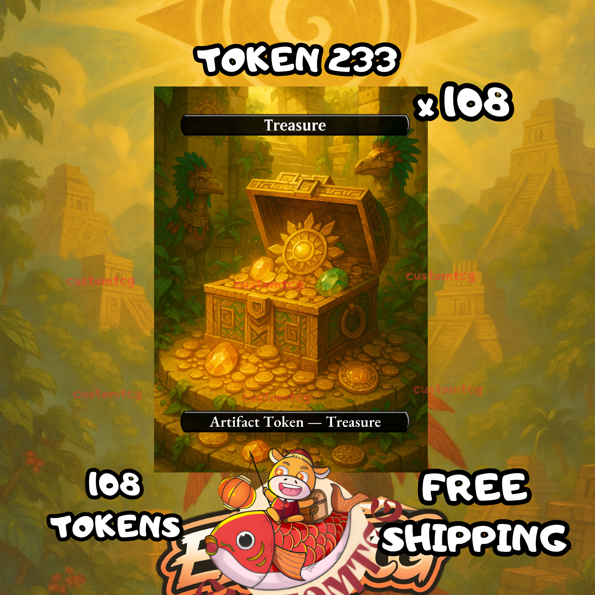 Treasure token 108 copies - S233