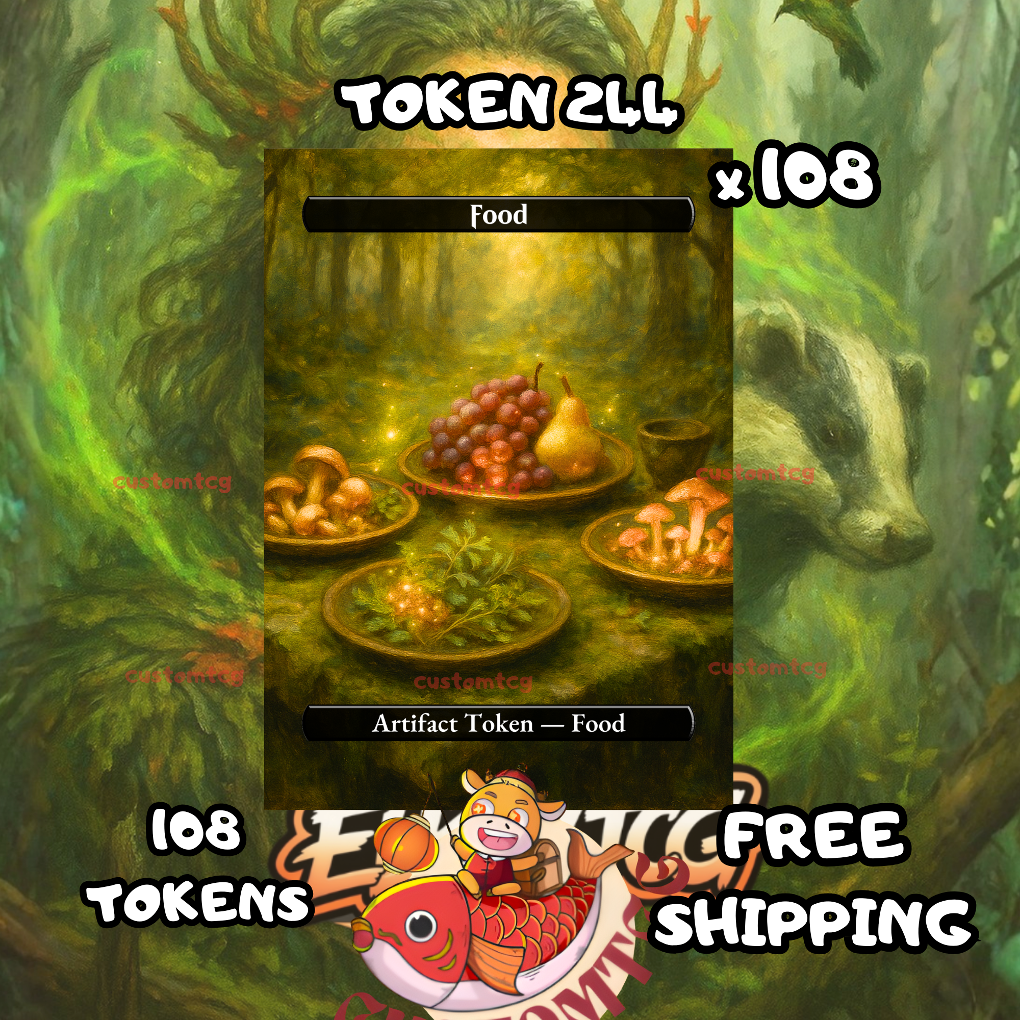 Food token 108 copies - S244