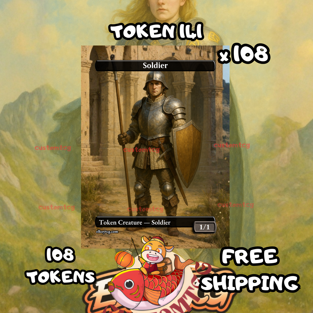 Soldier token 1-1 108 copies - S141