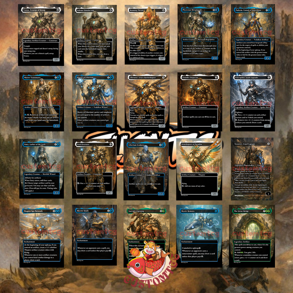 Aloy Savior of Meridian Commander Deck | 100 Custom Cards + Tokens | Sci-Fi Fantasy Art | Simic Artifact Discover