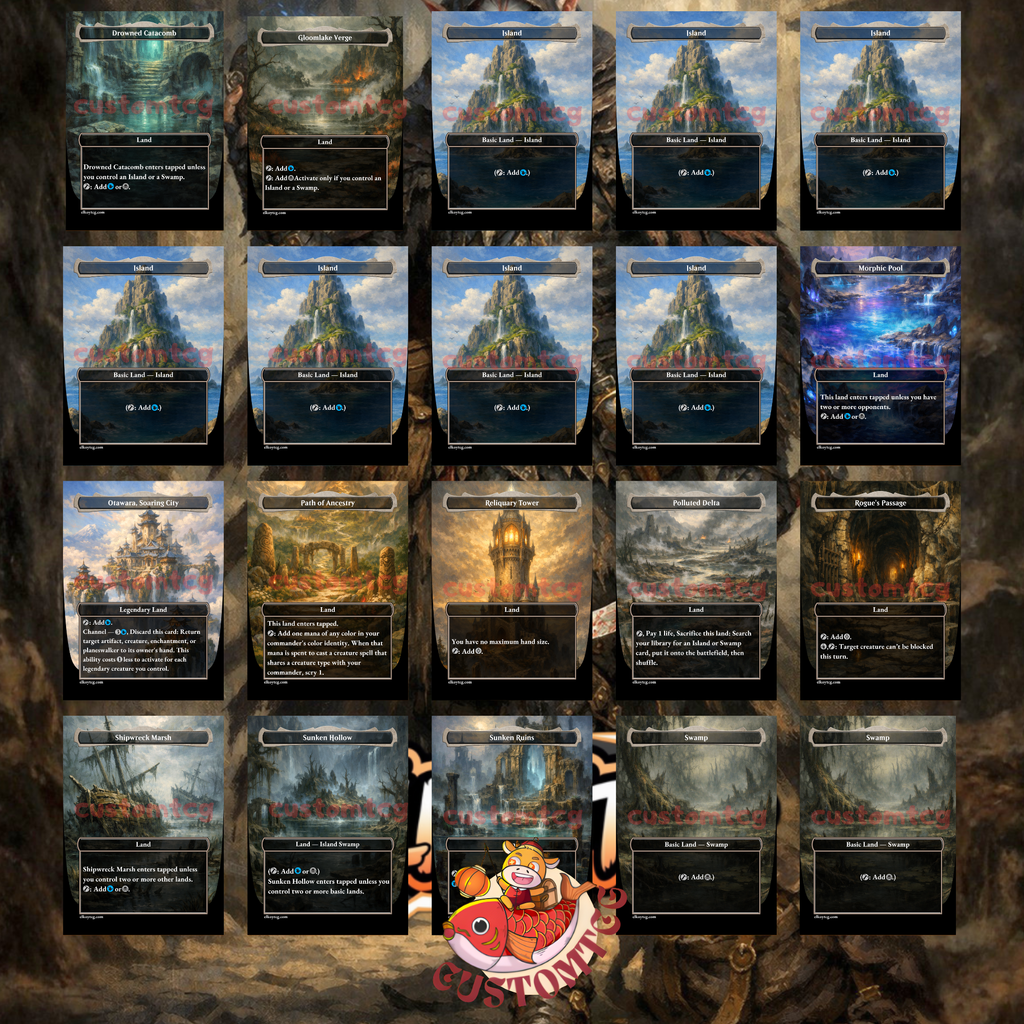 Anowon, the Ruin Thief Commander Deck – 100 Custom Cards + Tokens | Rogue Tribal | Mill & Draw | Fantasy Art | Free Shipping