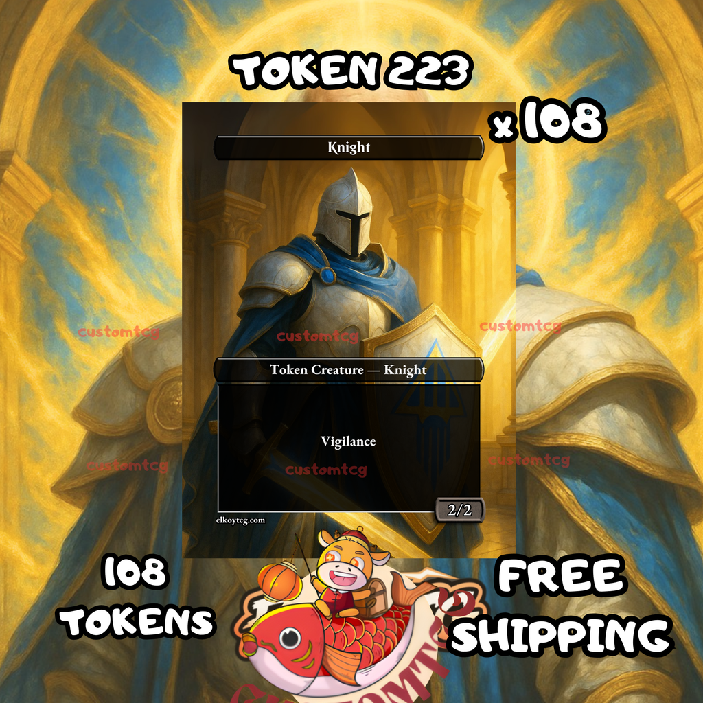Knight Vigilance token 2-2 108 copies - S223