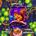 Squirrel token 1-1 108 copies - S147