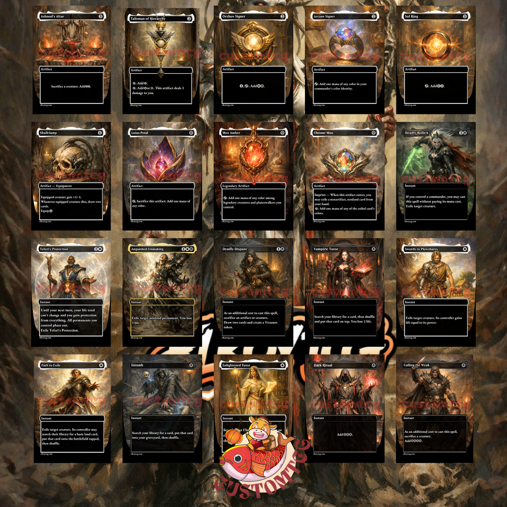 Elas il-Kor Sadistic Pilgrim Custom Commander Deck – 100 Cards + Tokens – Dark Fantasy Trading Card Game