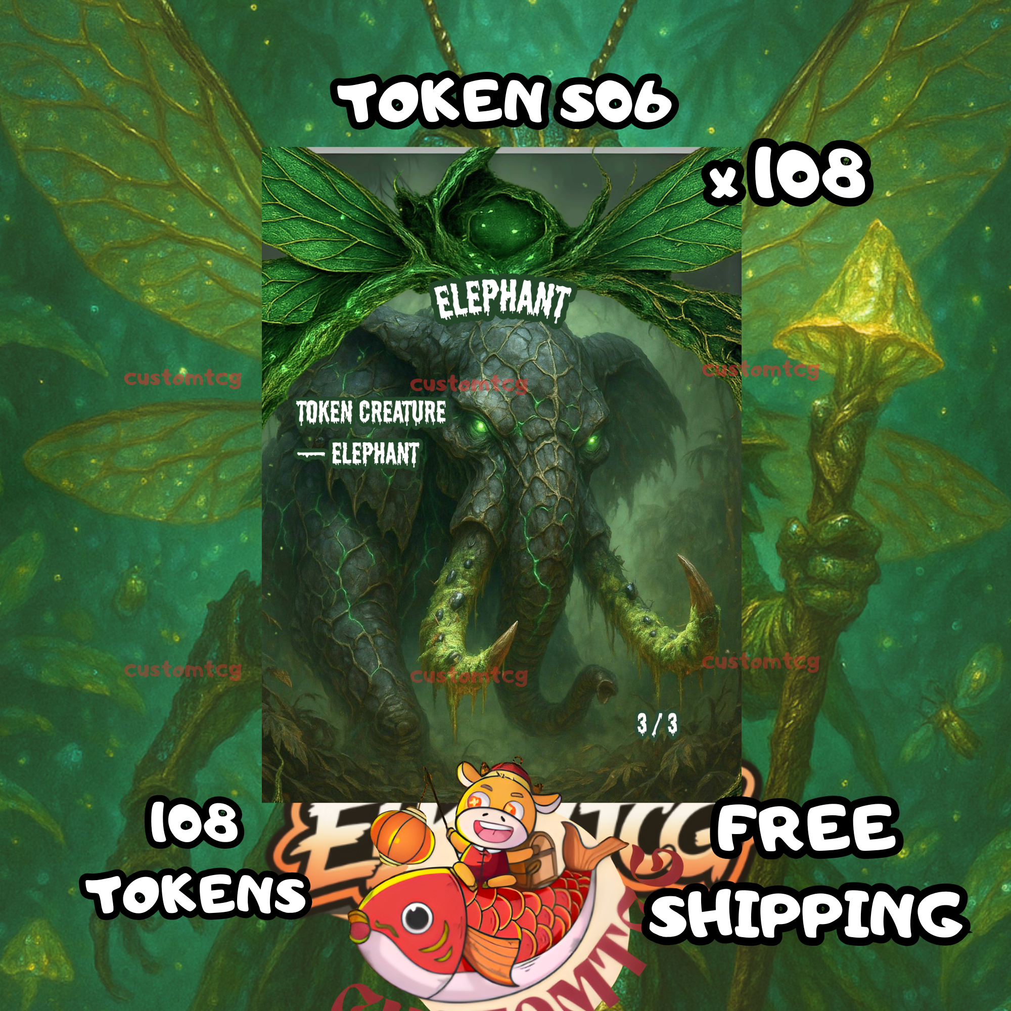 Elephant 3-3 green 108 copies - S06