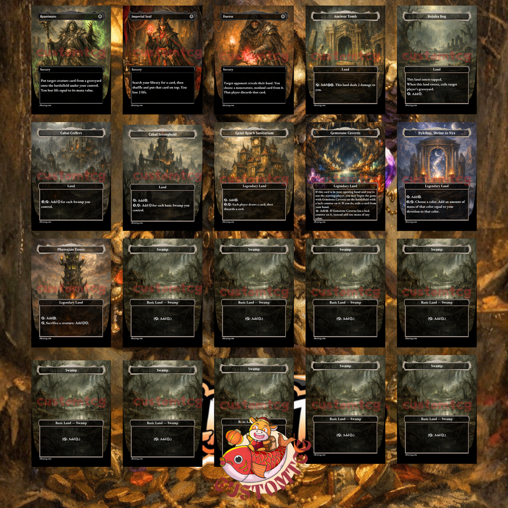 Tinybones Bauble Burglar Custom Commander Deck – 100 Cards + Tokens – Dark Fantasy Trading Card Game