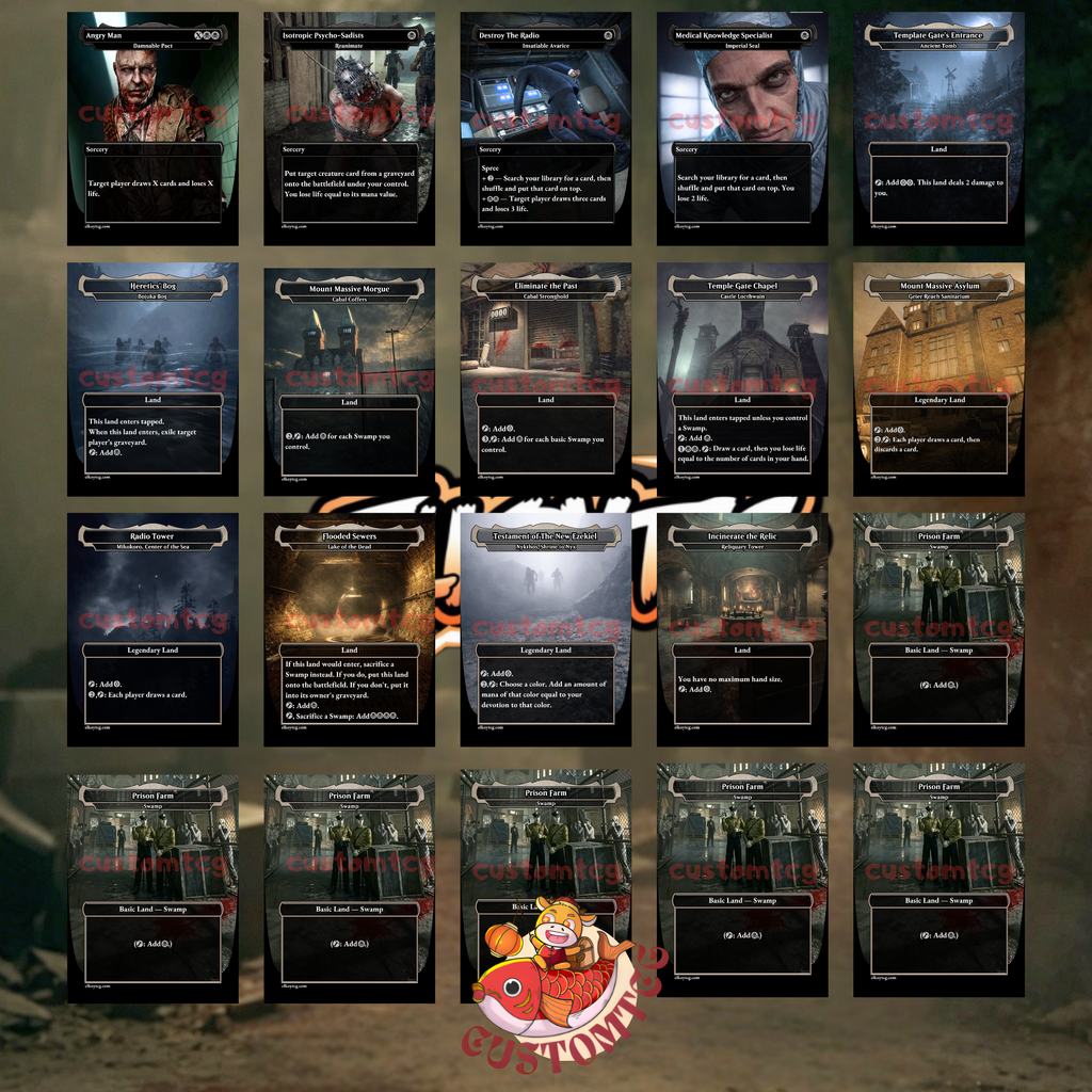 Outlast Custom Deck - Horror Themed