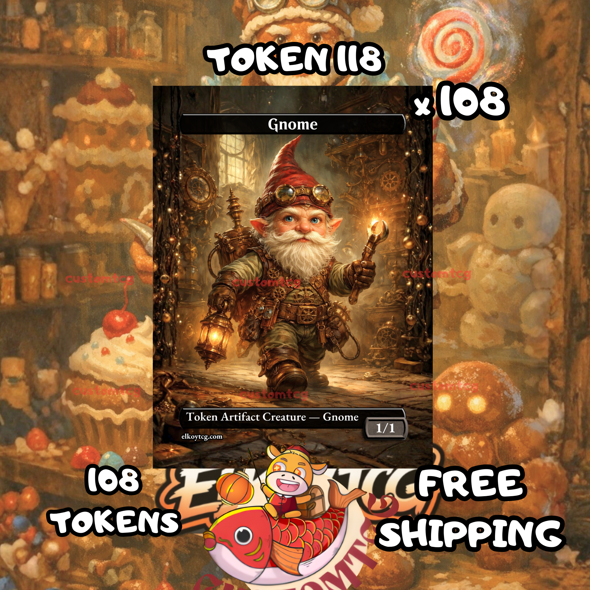 Gnome token 1-1 108 copies - S118