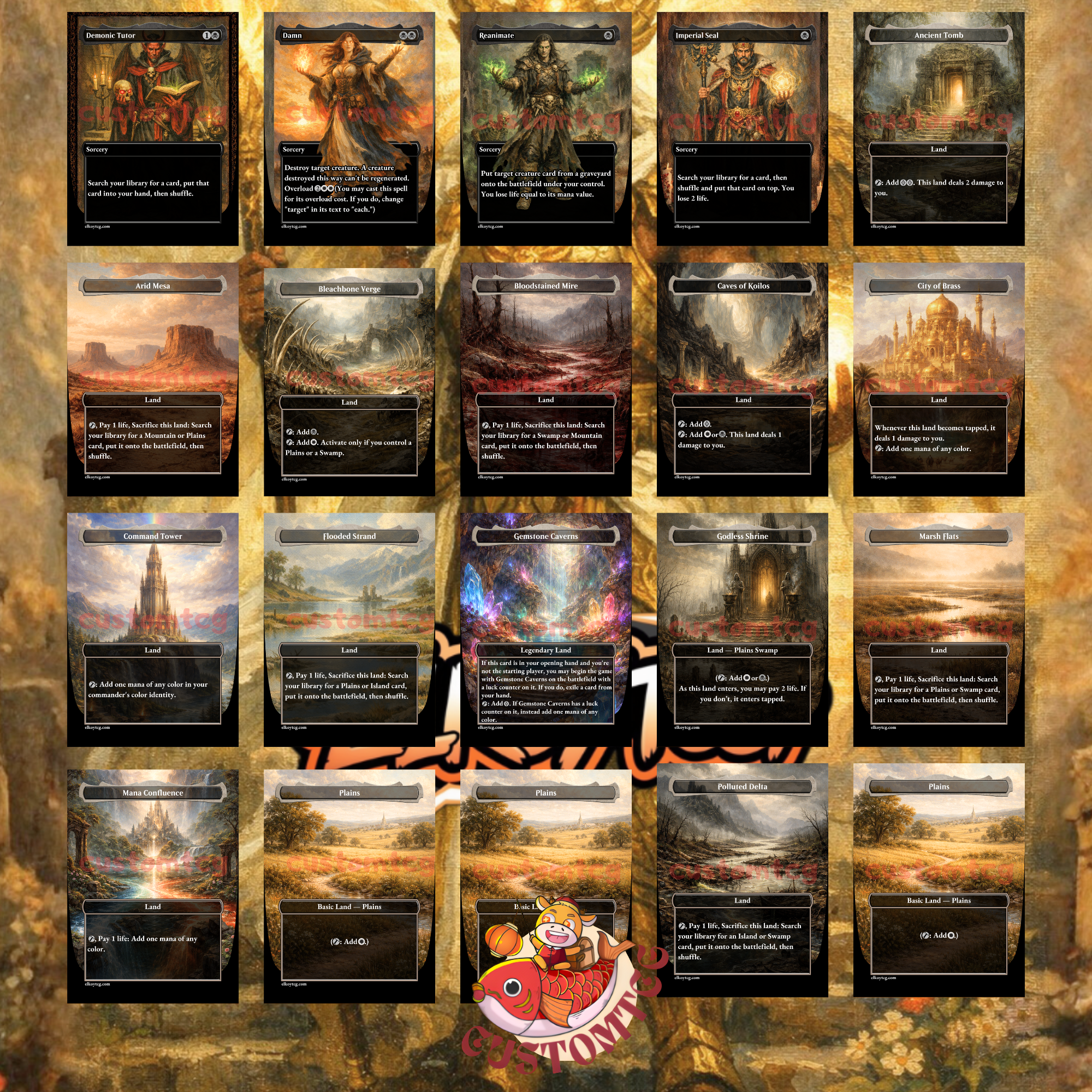 Ketramose, the New Dawn Custom Commander Deck — Exile and Graveyard Synergy | Fantasy Art Proxy Deck