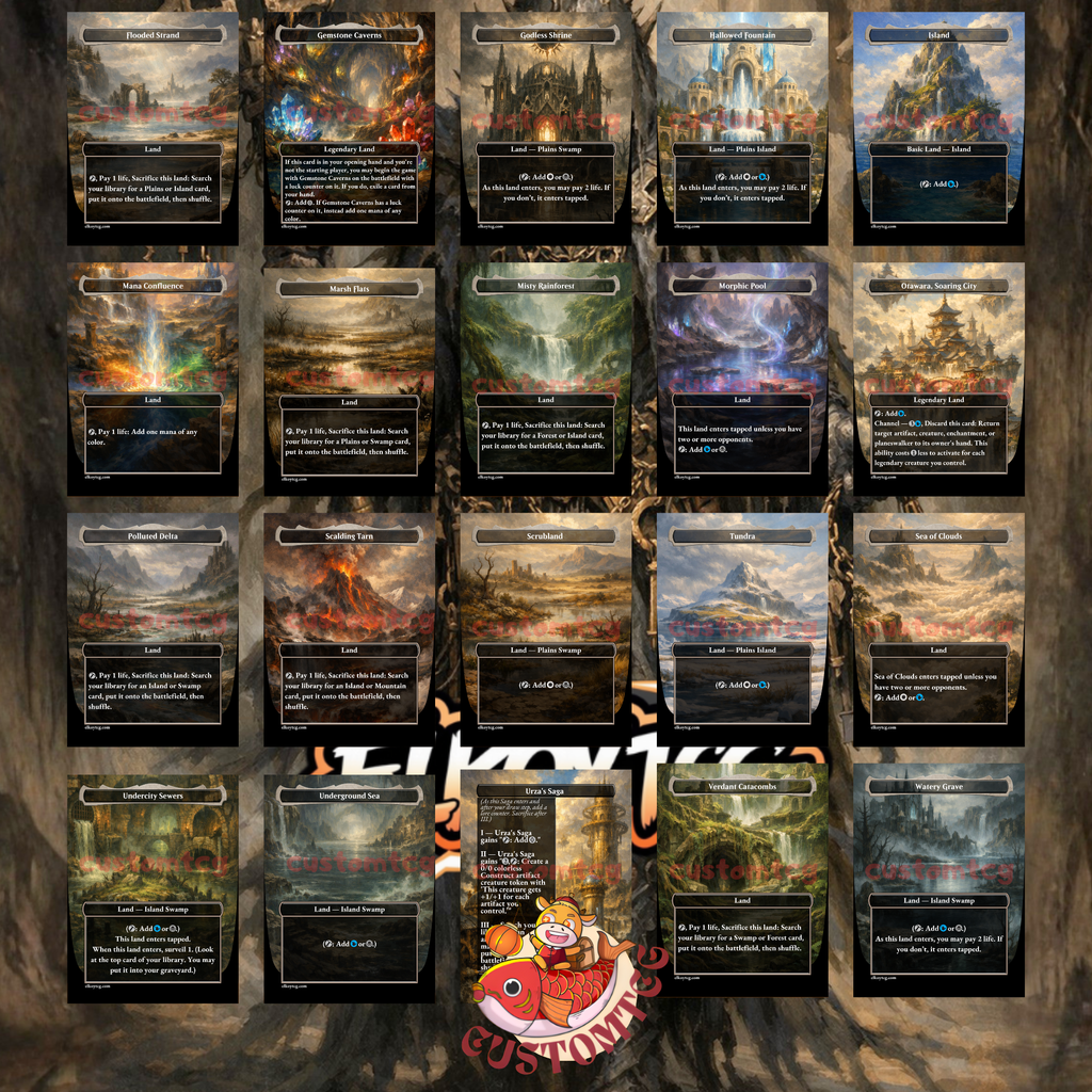 The Master of Keys Commander Deck | 100 Custom Cards + Tokens | Dark Fantasy Art | Esper Stax Control cEDH