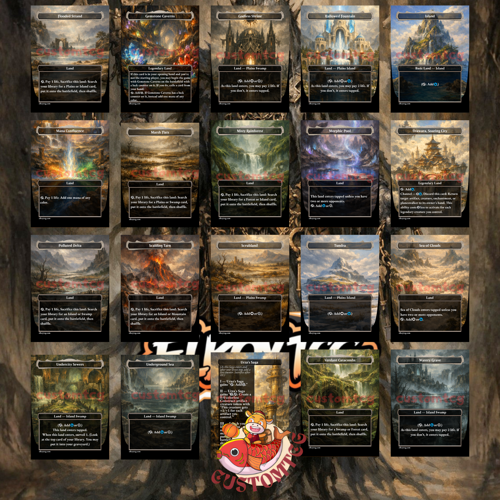 The Master of Keys Commander Deck | 100 Custom Cards + Tokens | Dark Fantasy Art | Esper Stax Control cEDH
