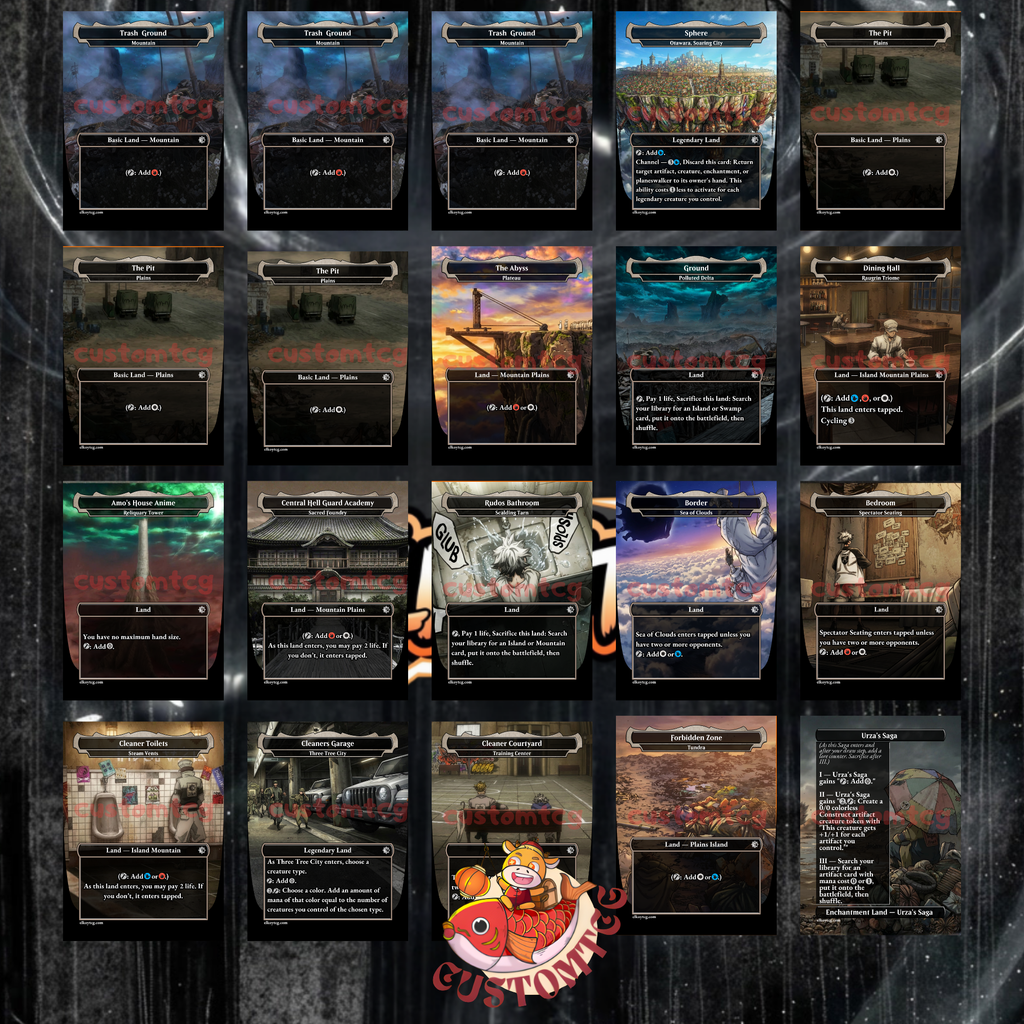 Gachiakuta Custom Commander Deck — Rudo | Cleaners vs The Pit | Anime Proxy Deck | Equipment Tribal