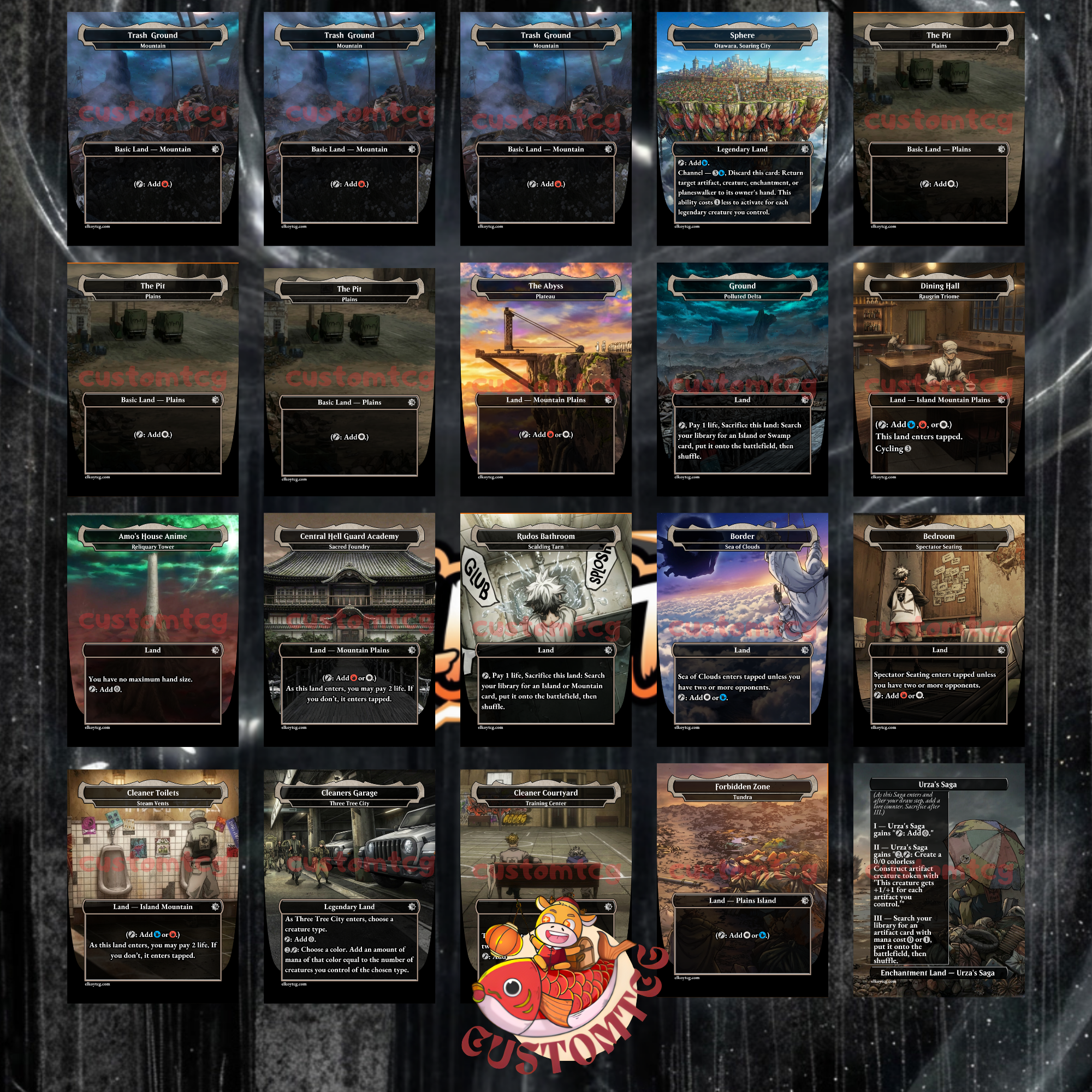 Gachiakuta Custom Commander Deck — Rudo | Cleaners vs The Pit | Anime Proxy Deck | Equipment Tribal