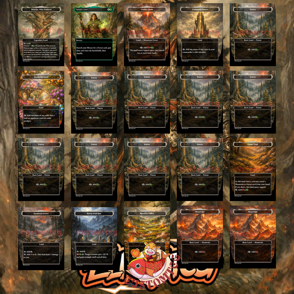 Chishiro the Shattered Blade Custom Commander Deck – 100 Cards + Tokens | +1/+1 Counters & Equipment | Fantasy Art | Unique Card Designs