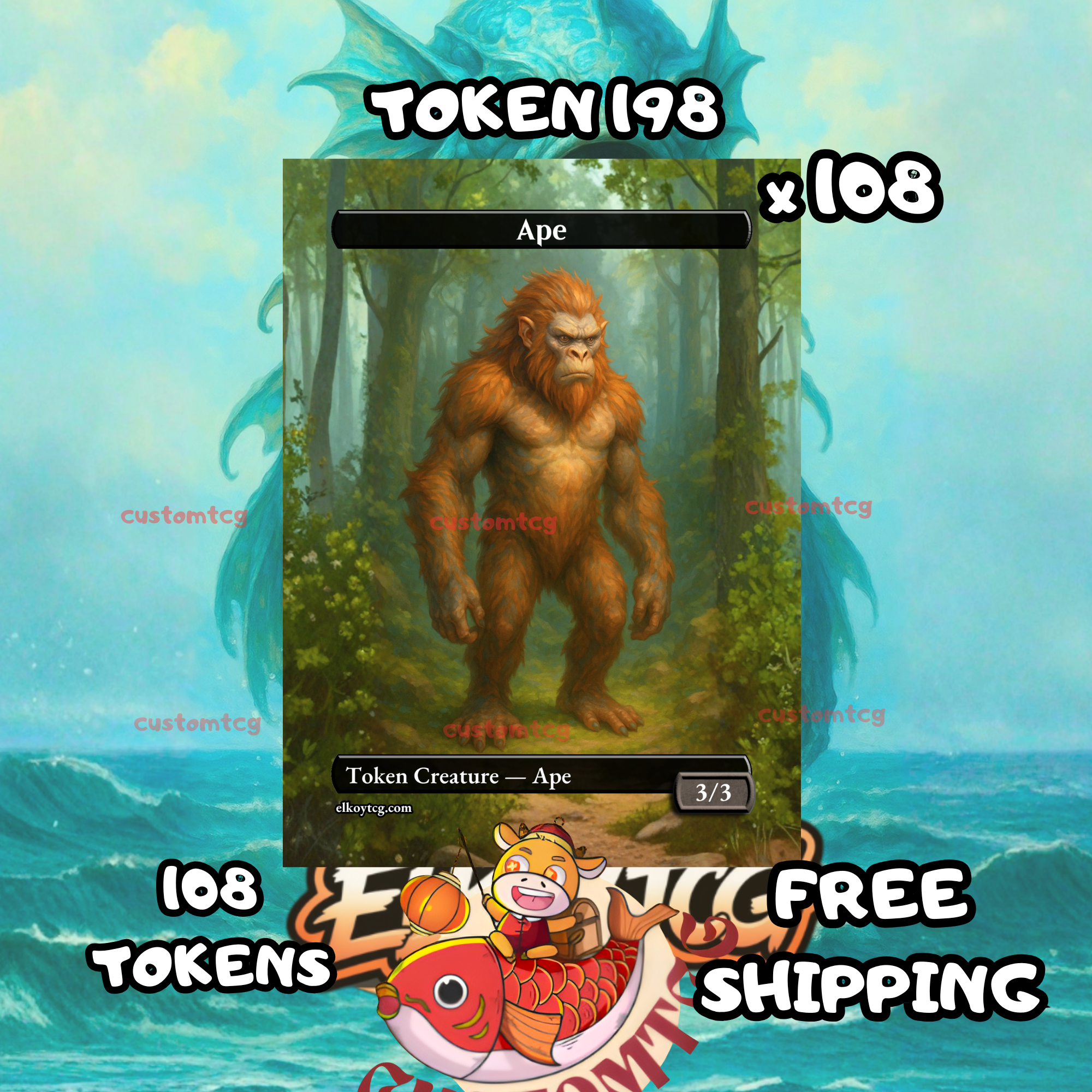 Ape token 3-3 108 copies - S198